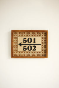 Rattan Number Sign