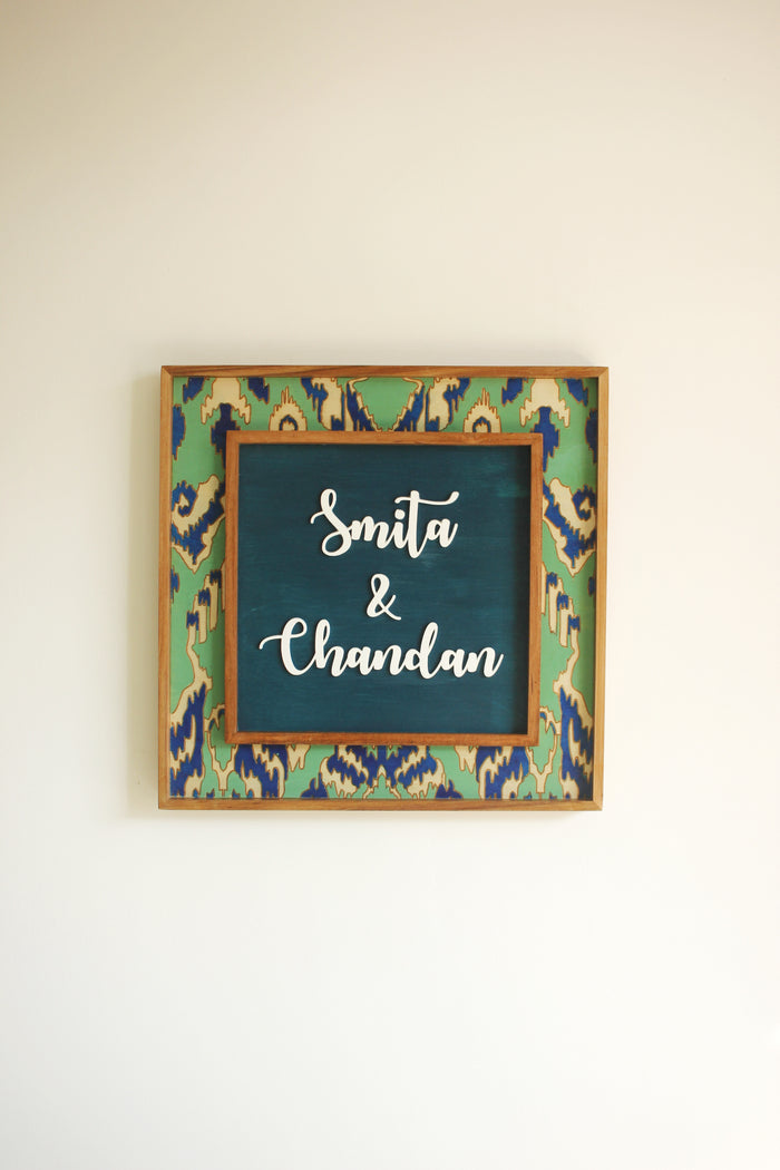 Ikat Border Scrabble