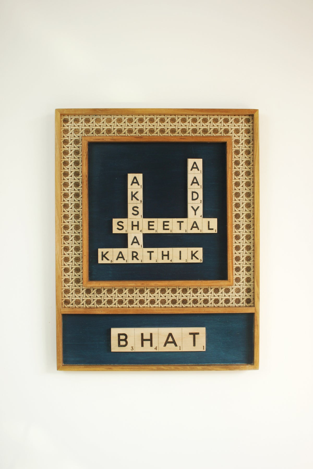 Rattan + Surname Scrabble