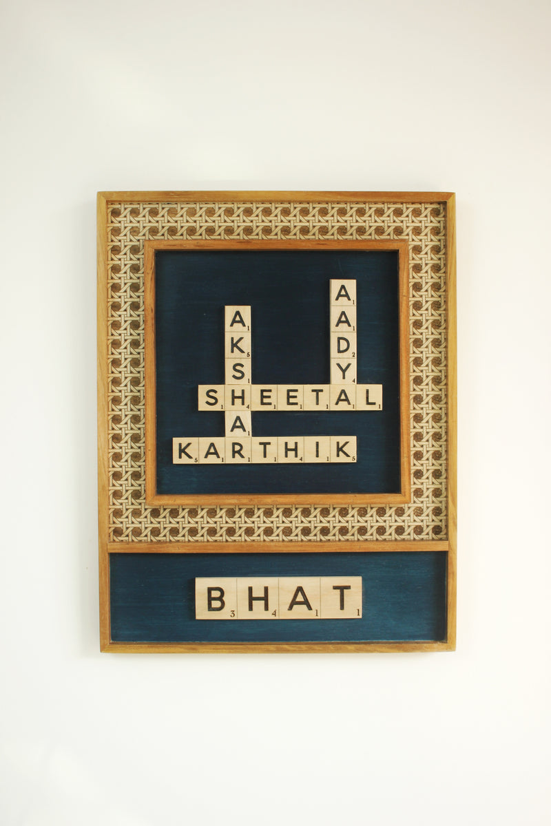 Rattan + Surname Scrabble