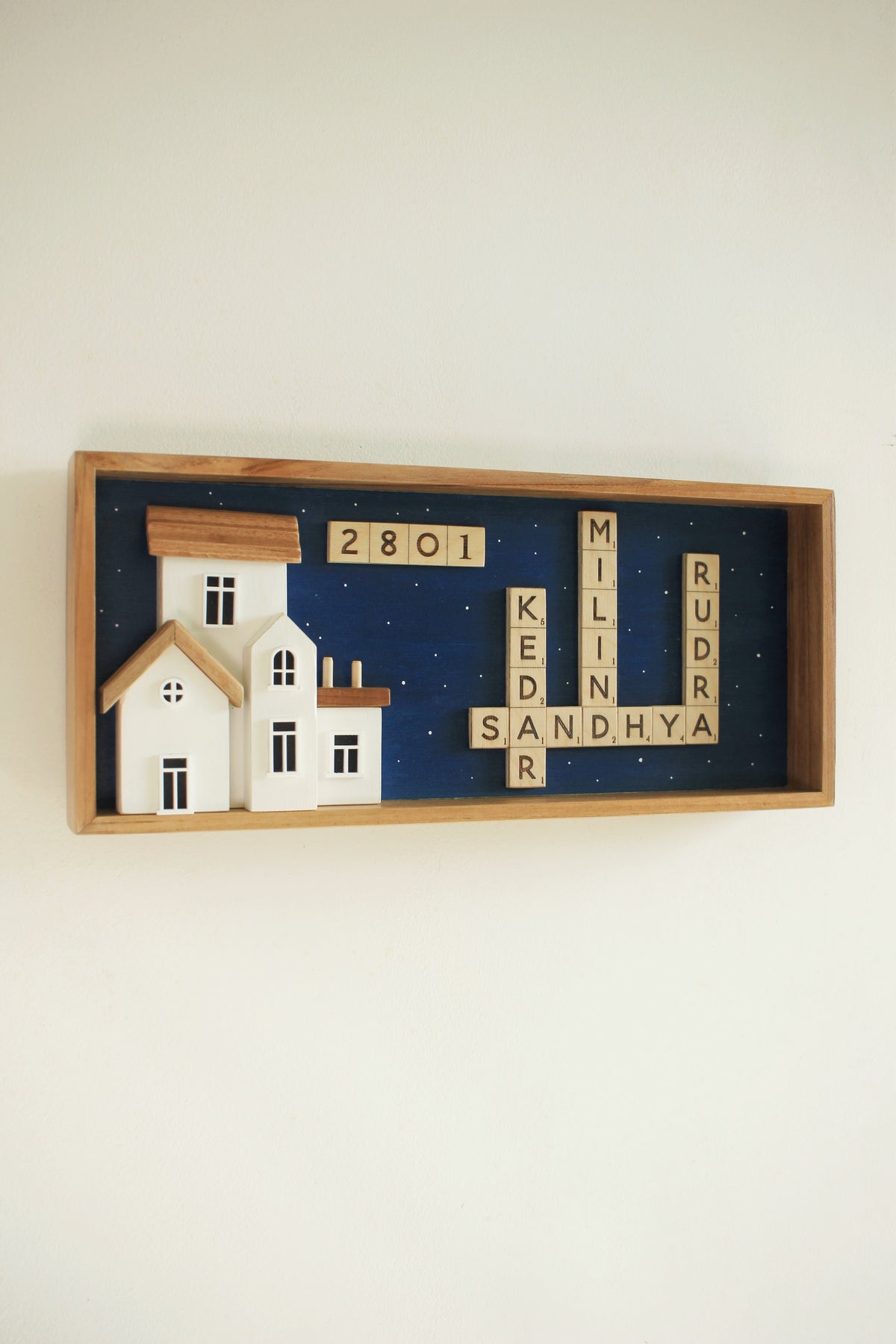 Scrabble House Sign
