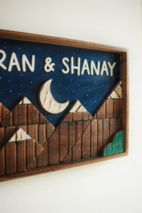 Peaky Mountain Sign