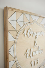 Geometric Laurel Sign