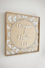 Geometric Laurel Sign