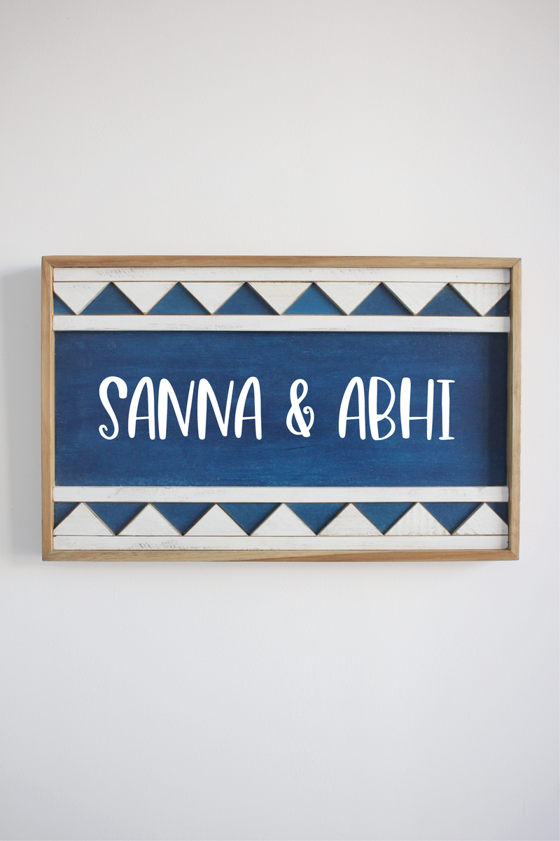 Boho Angles Sign