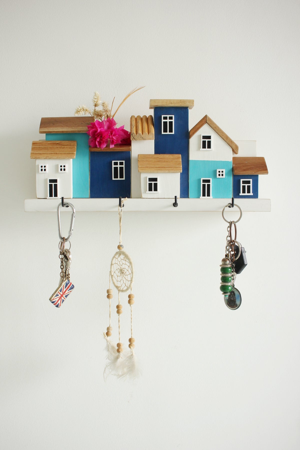 Blue Welcome- Key Hanger
