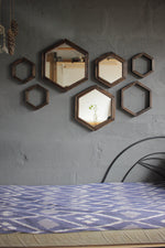 Hexagonal Mirror Frames